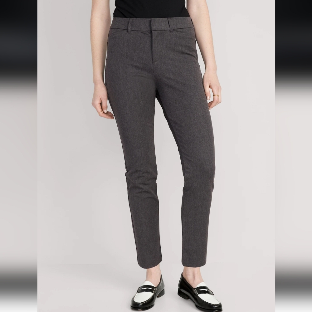 Old Navy Pixie Pant High Rise Size 8 Dark Gray